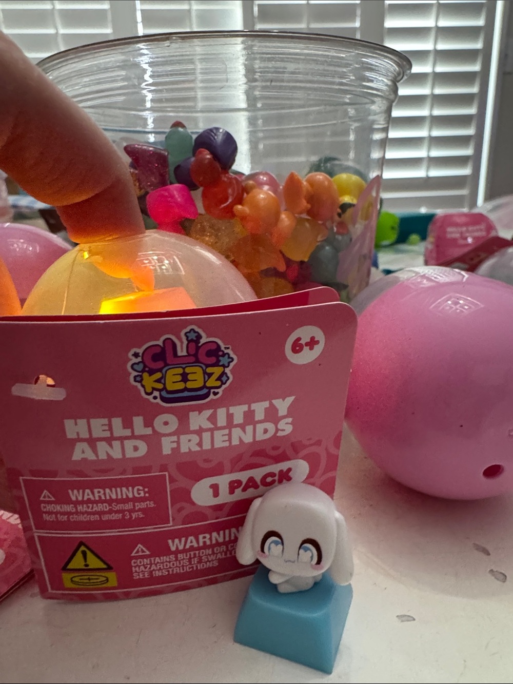 SANRIO Hello Kitty ClicKeez and Friends Glow ✨Surprise Capsule RARE✨ CINNAMOROLL